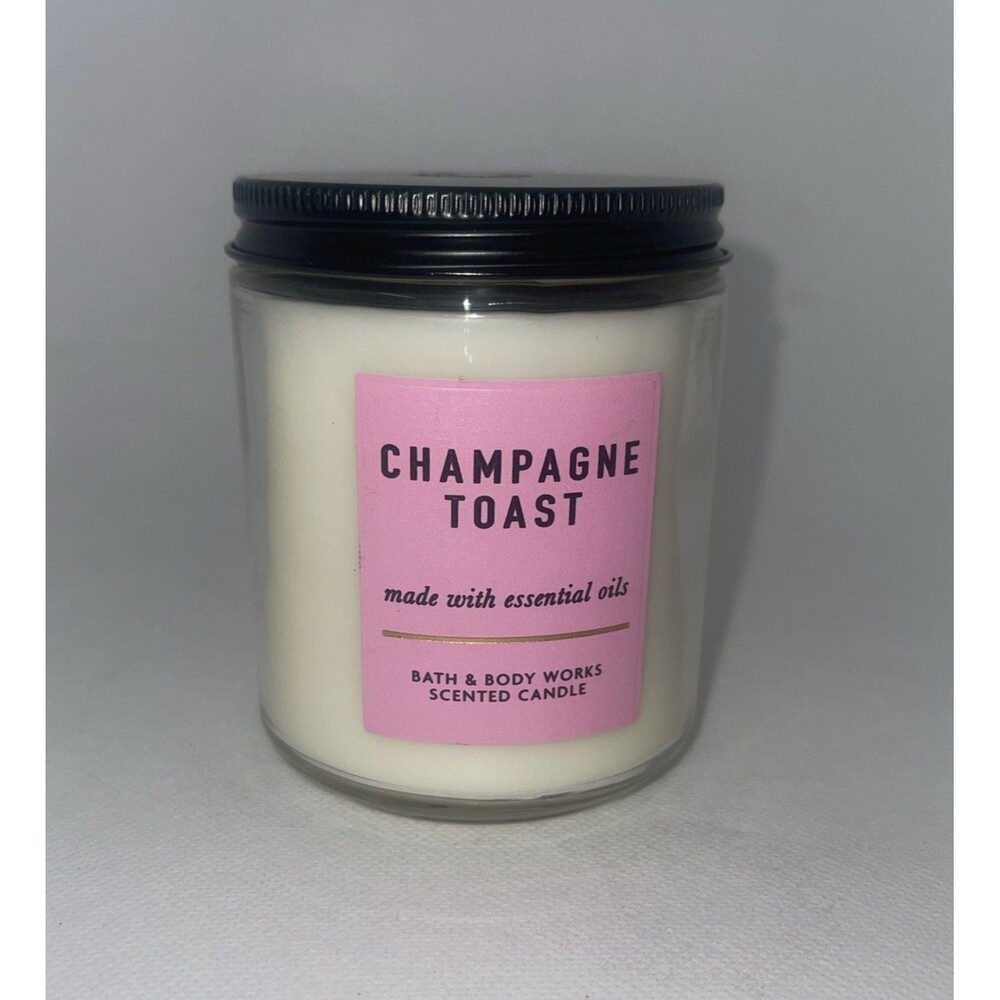 Bath & Body Works Champagne Toast Single Wick Candle ~ New 7oz Rare
